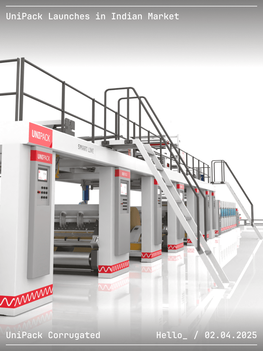 Corrugation plant interior